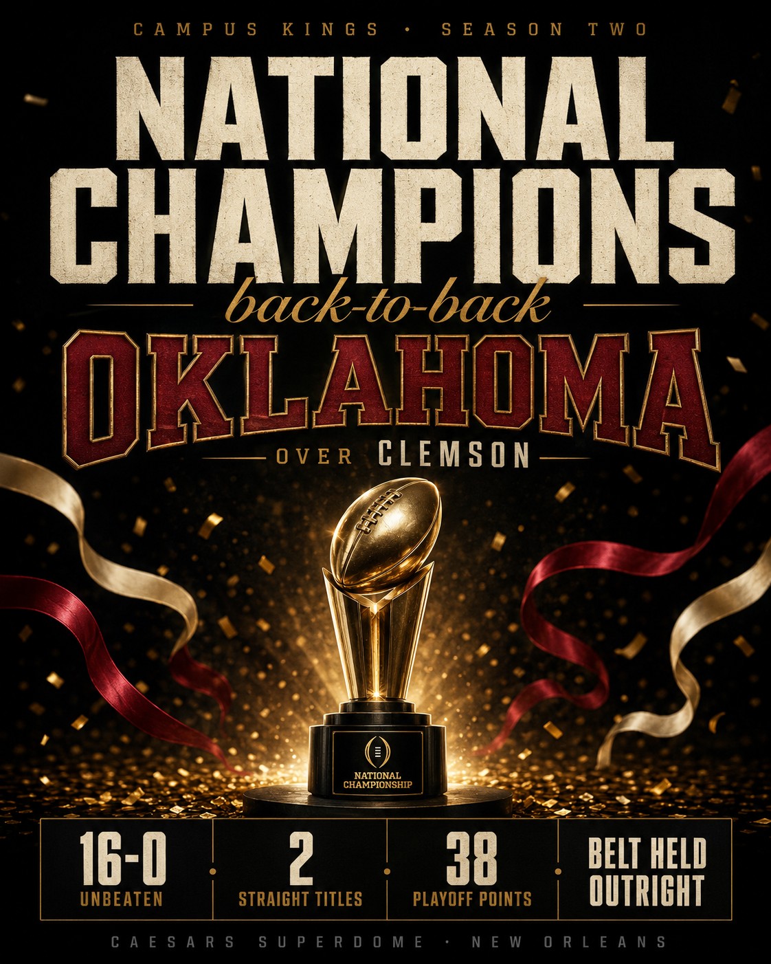 Season Two: Oklahoma Repeats